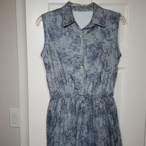 Floral print summer dress